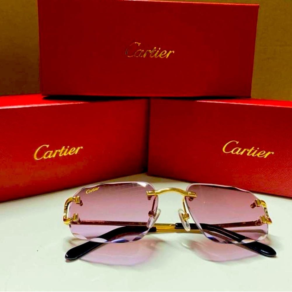 Cartier Gold Sunglasses